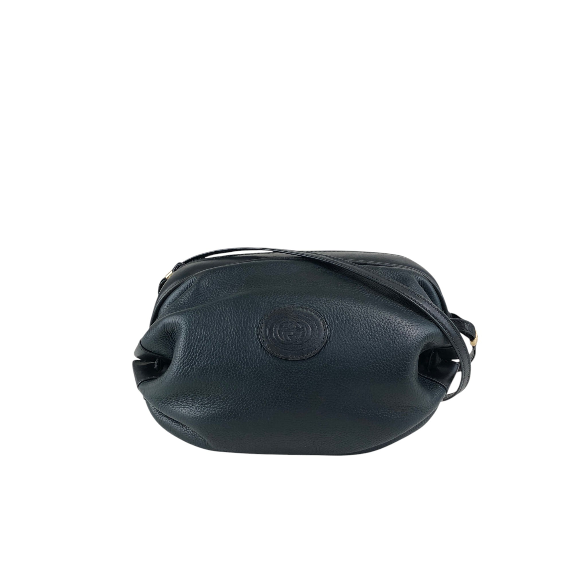 GUCCI グッチ ショルダーバッグ ネイビー vintage ヴィンテージ