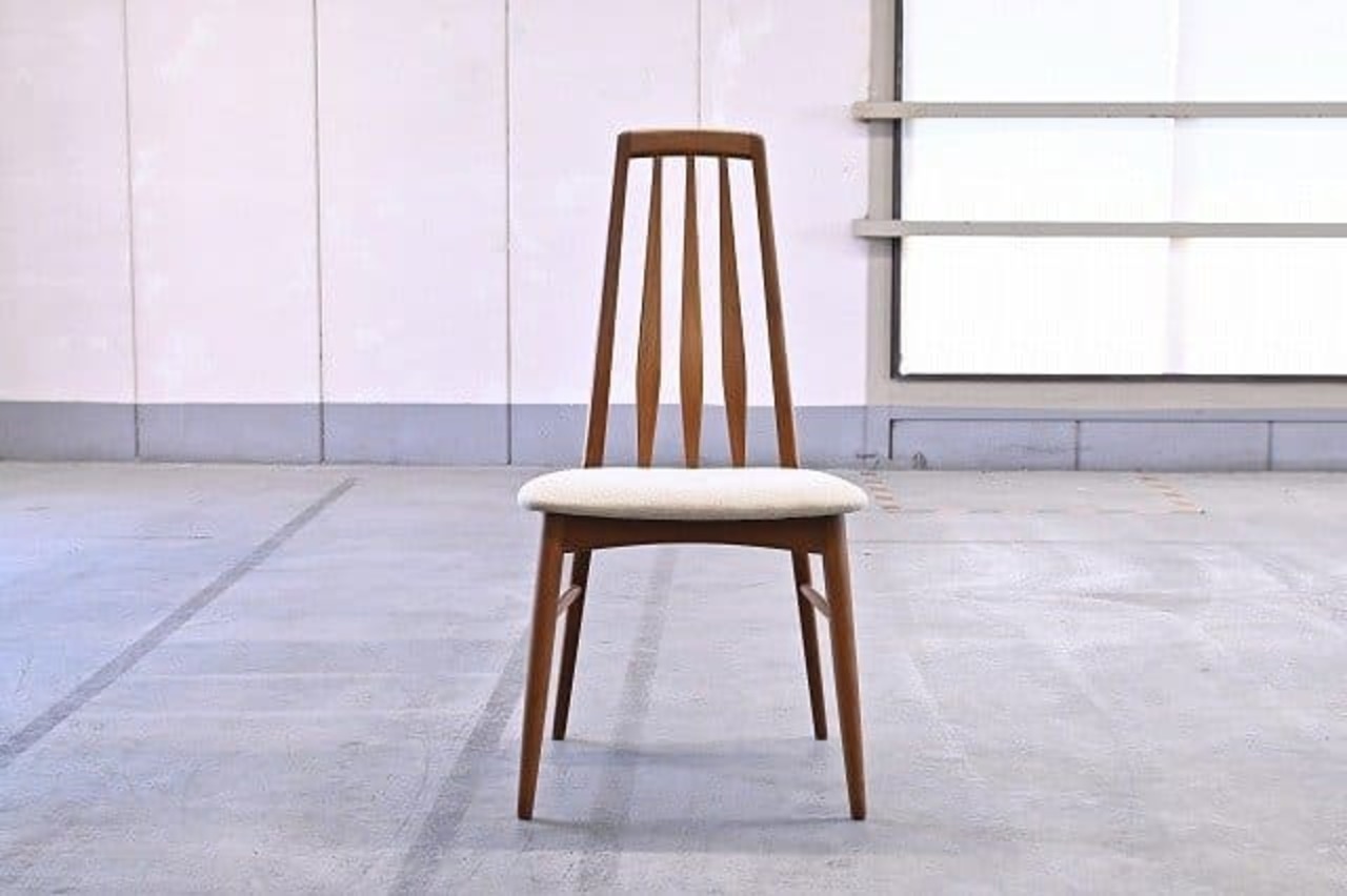 北欧デンマーク家具 チーク材 NielsKoefoed/ニールス・コフォード デザイン「エヴァ/ EVA」ダイニングチェアc 北欧ビンテージ 椅子【中古家具/中古インテリア/USED家具ユーズド家具/リサイクル】