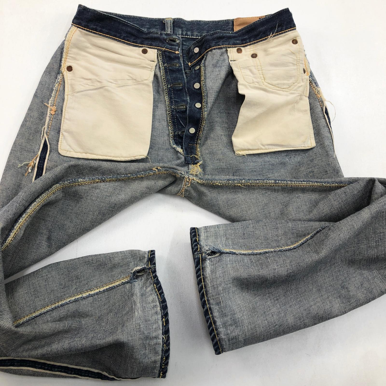 LEVI'S リーバイス 50- 60年代 501XX 紙パッチ ギャラ入り 刻印S 足長R
