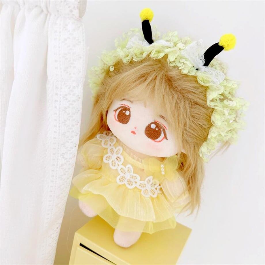 ぬいぐるみ用ドレス & ヘッドドレスセット【蜂】20cm 用TGMC-1118