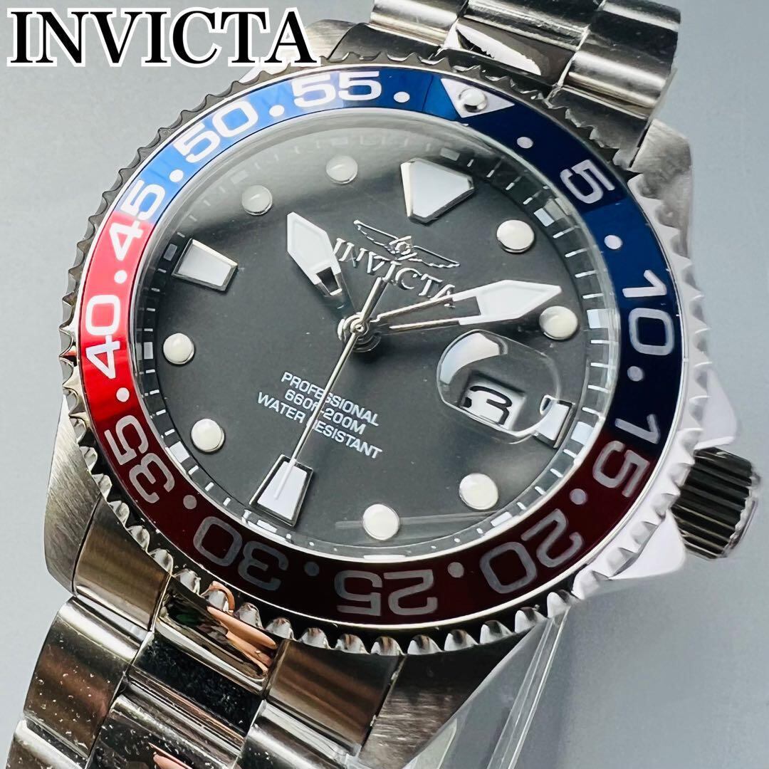 高級時計 インビクタ】INVICTA ディズニー ミッキー ダイバー クロノ-