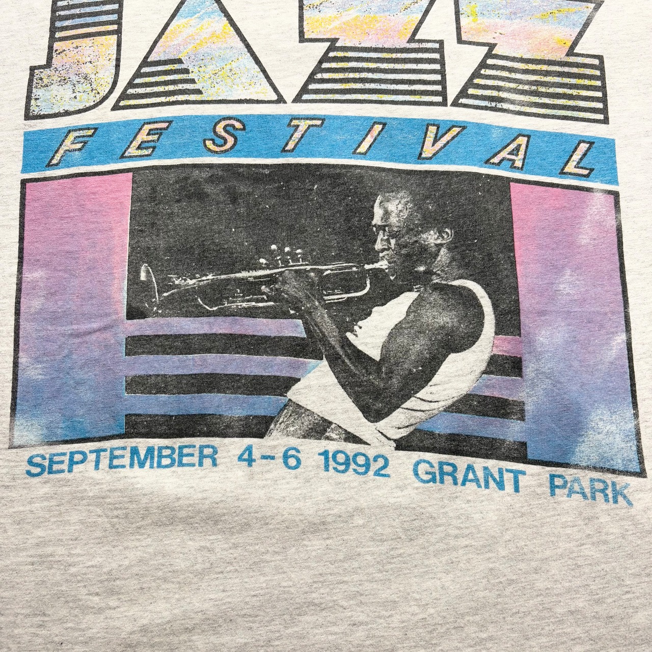 vintage 1992’s CHICAGO JAZZ FESTIVAL tee “MILES DAVIS”