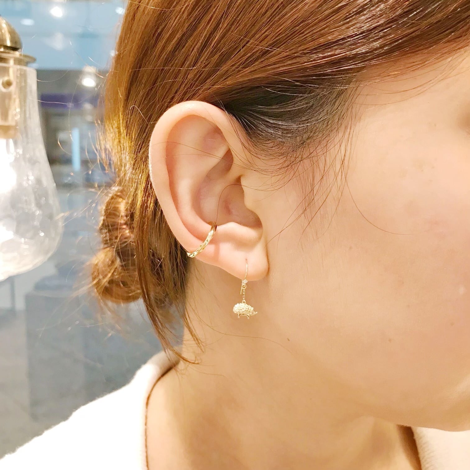 K10YGダイヤモンドピアス 050201010846 | TODAY's DIAMONDS TSUTSUMI