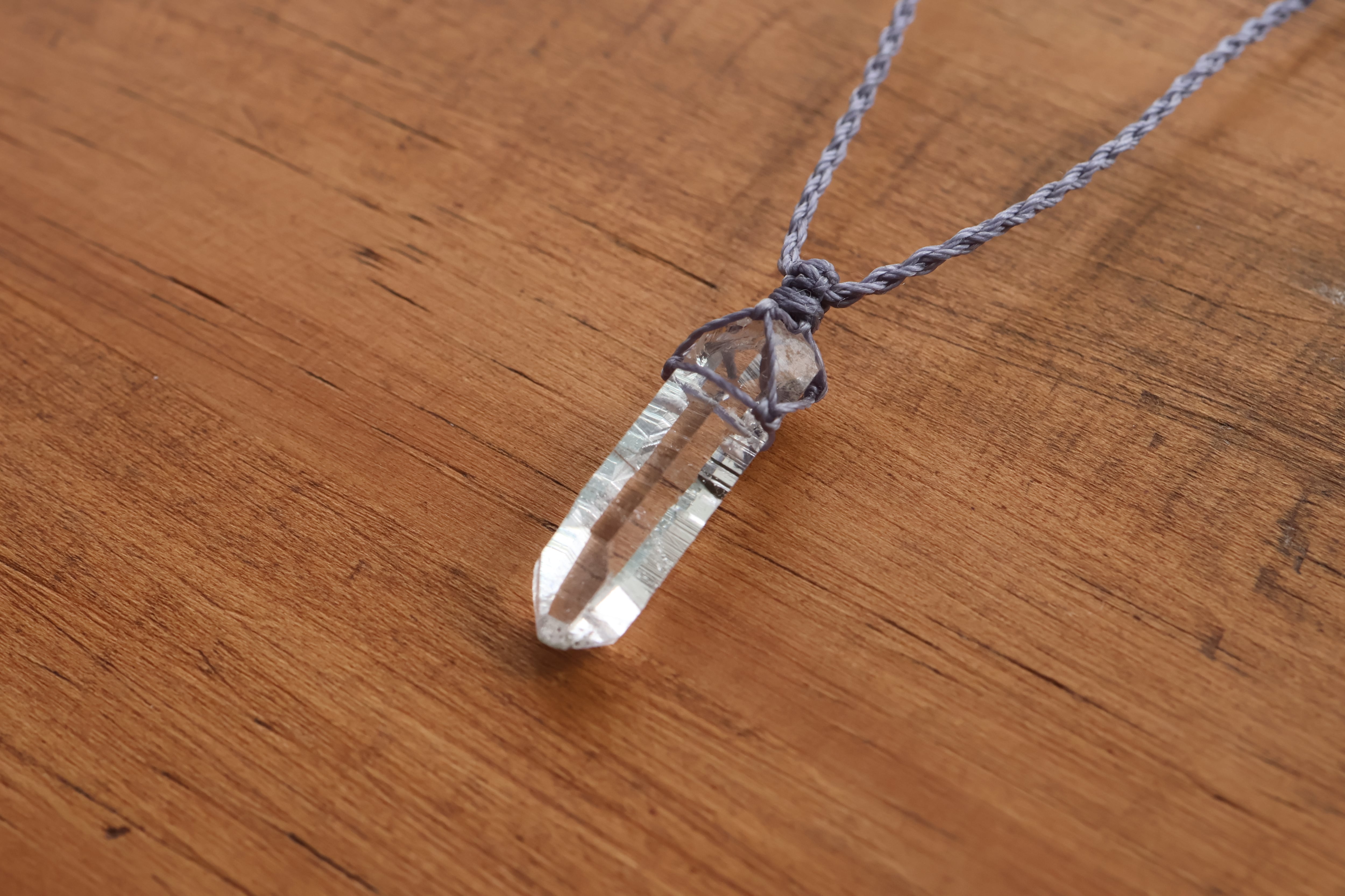 ヒマラヤ水晶ネックレス マニハール産 | 石垣島の夜光貝アクセサリーと