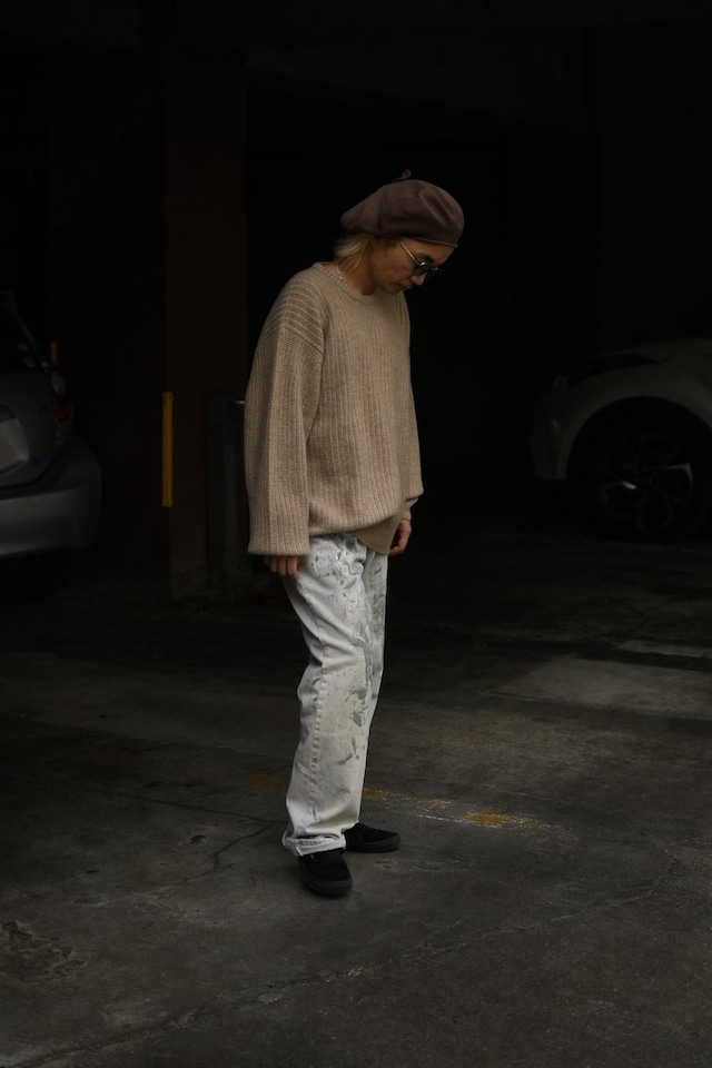 OK/90's "ALAN PAINE" heavey cashmere crew neck knit