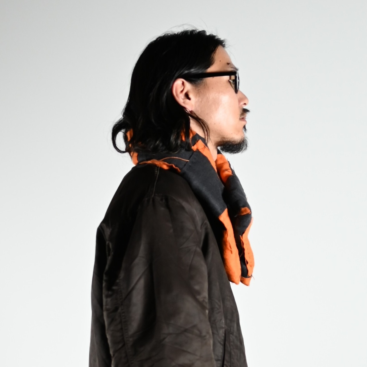 KUON / x The Inoue Brothers Alpaca Patchwork Scarf