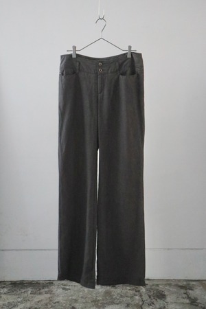 Euro linen wide-leg relaxed pants