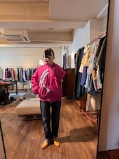 FLAGSHIP 80's ピンクレトロナイロンブルゾン