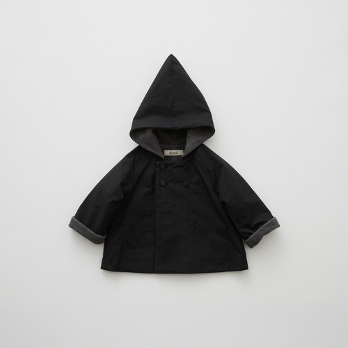 eLfinFolk(エルフィンフォルク)/ eLf Coat / black / 110,120,130cm