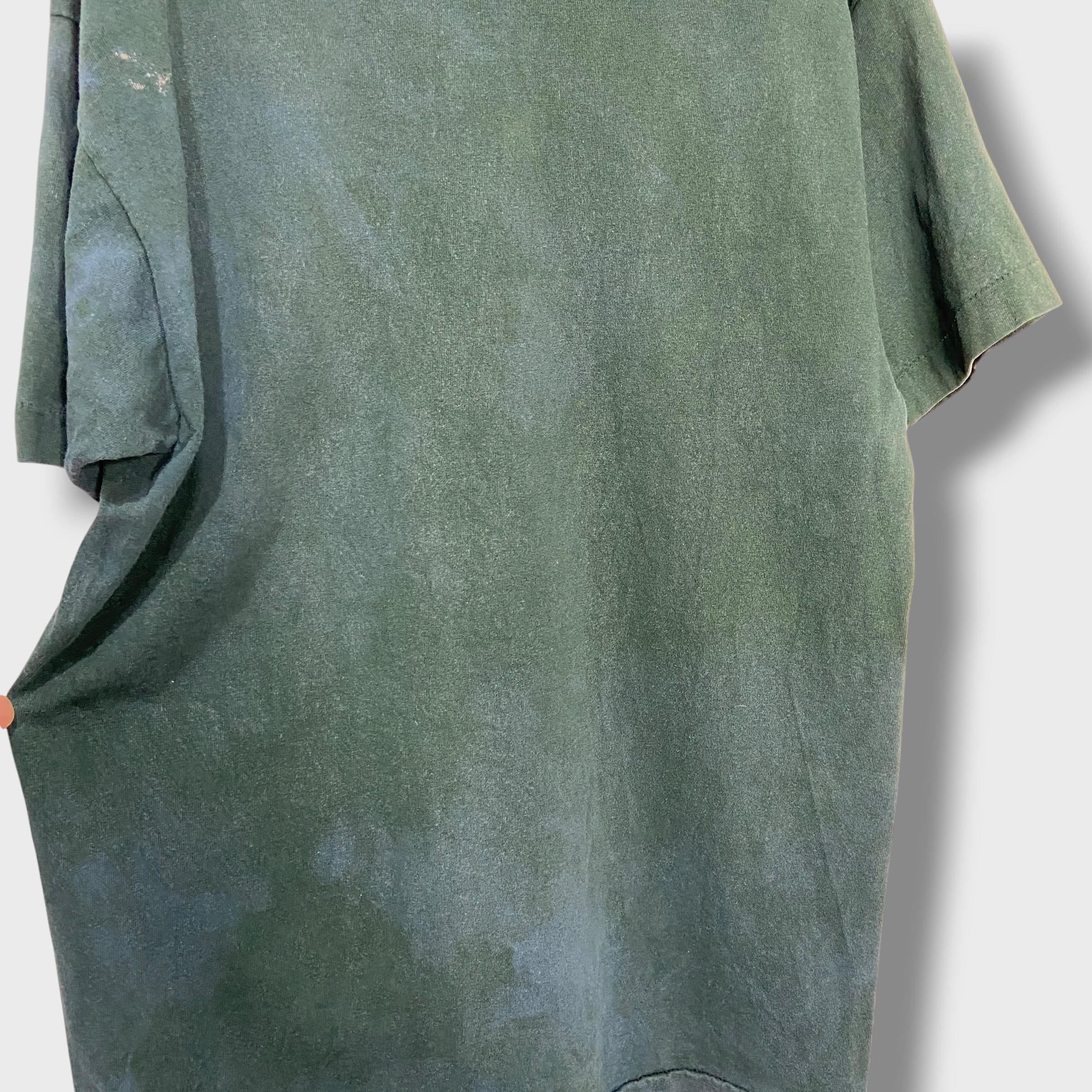 90s USA製 ヘルメット バンドTシャツ バンt エイリアン 緑 L | 古着屋 Uan