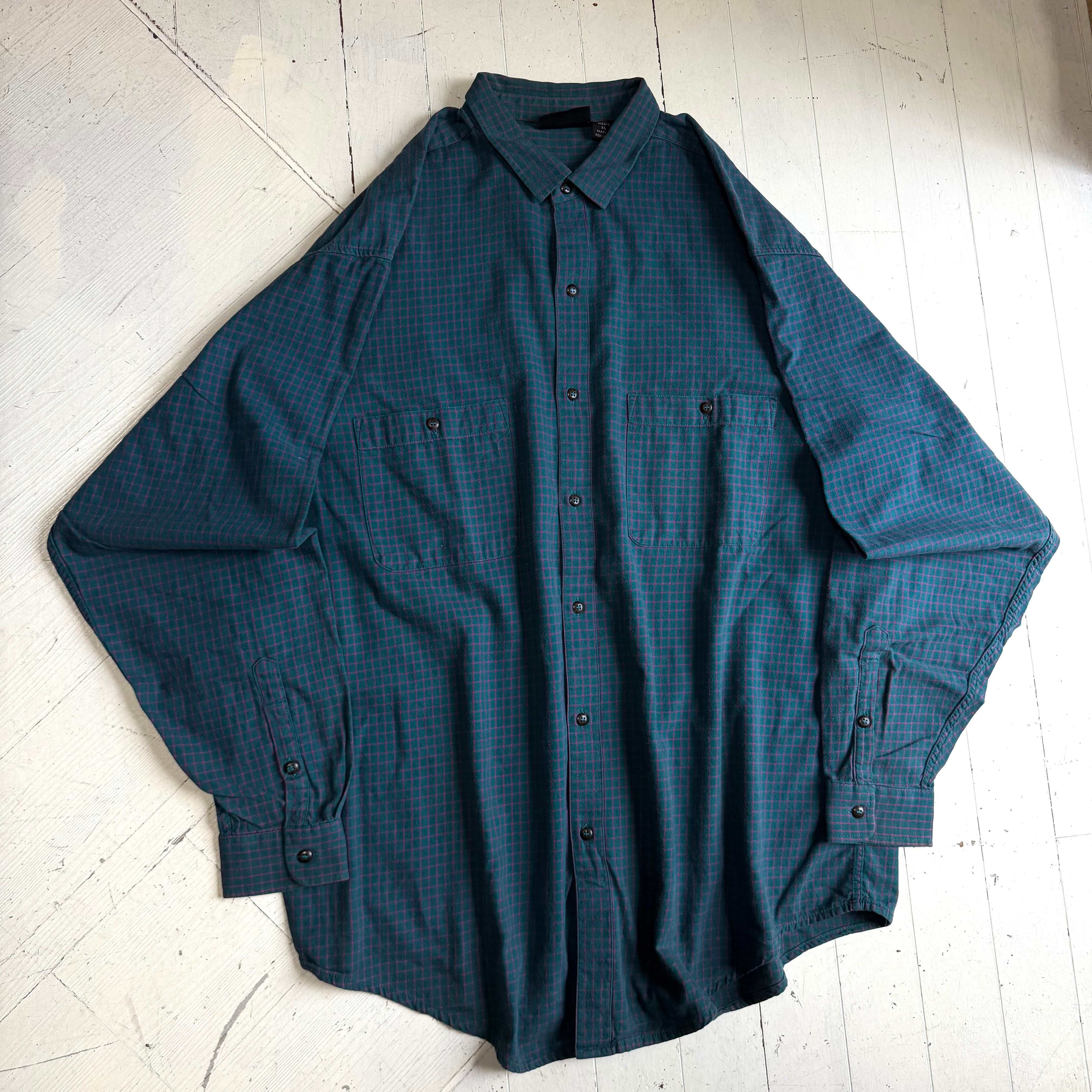 05年製 patagonia パタゴニア ヘンプシャツ 刺繍タグ Sサイズ 青 2005年製 