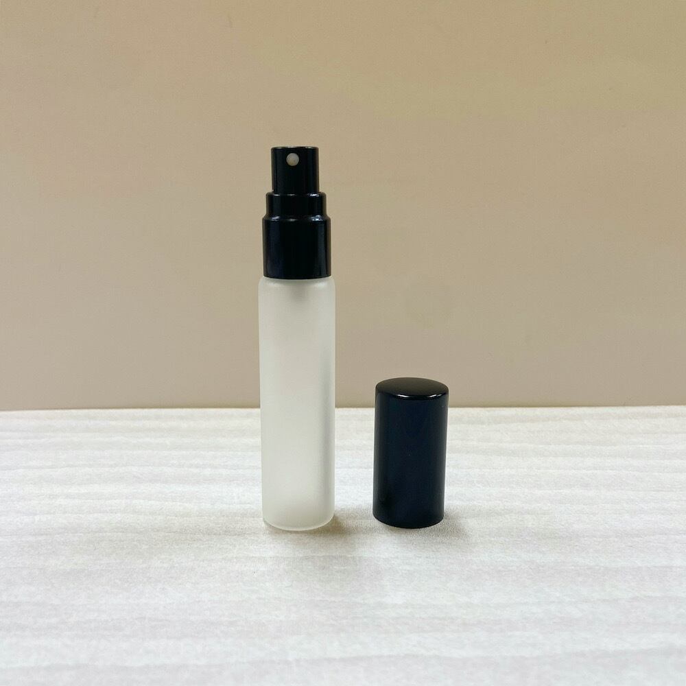 フロスト加工 スプレー容器 】 10ml 遮光 ガラス瓶 キャップ ゴールド