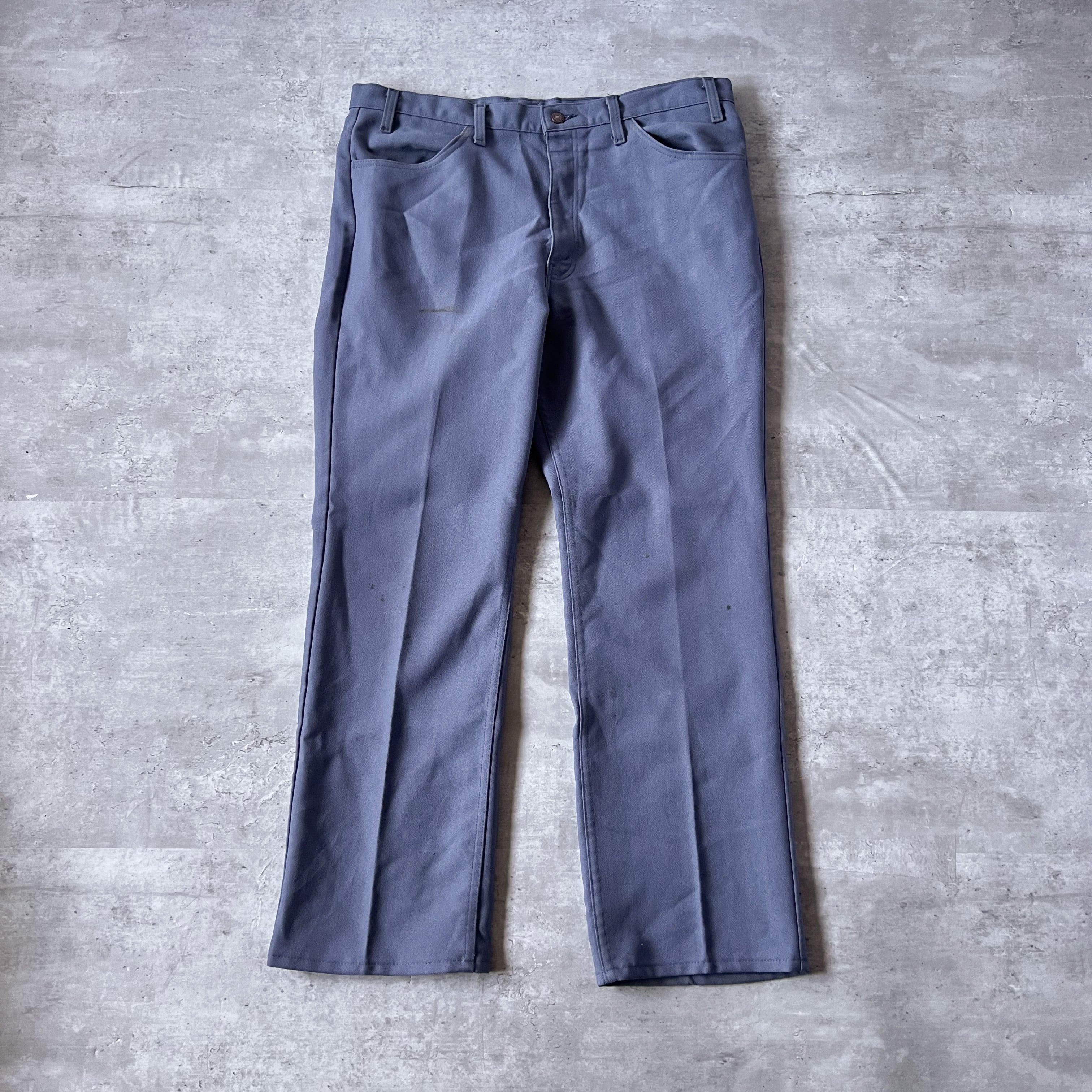 90s “Levi's517” boots cut poly pants made in usa 90年代 リーバイス517 ブーツカット  フレアパンツ ポリパンツ usa製