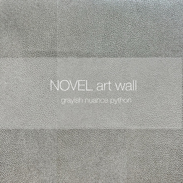 [ BASE限定販売 ] NOVEL art wall (grayish nuance python)