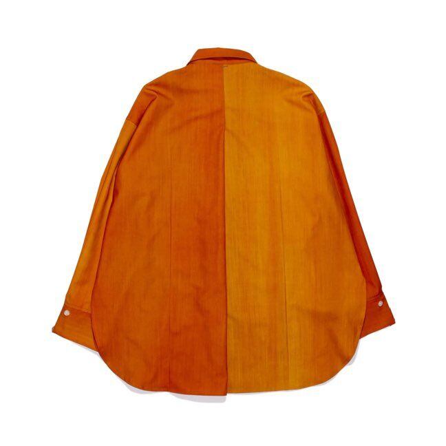 SHINYA KOZUKA HOODED オレンジ M SHINYA KOZUKA HIS SHIRT (ORANGE GOLD) 2202SK49 | IAAAM ONLINE STORE