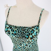 社交ダンス 衣装 ラテン ドレス ワンピース レッスンウェア パーティドレス ブラック系 ブルー系 ブラウン系 ヒョウ柄 袖なし 派手 上品 ライトブルー ブラック ブラウン シック デザイン 伸縮性 レディース 着心地 体型カバー フェミニン エレガント イベント 競技用 おしゃれ 旅行 デート 講習会 装飾 高級感 セクシー フロア用