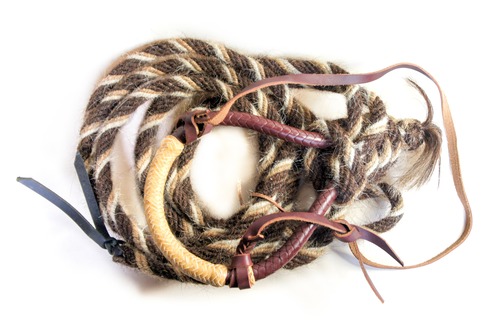 頭絡　ロープ付　馬具　【FHA03-1805161434】