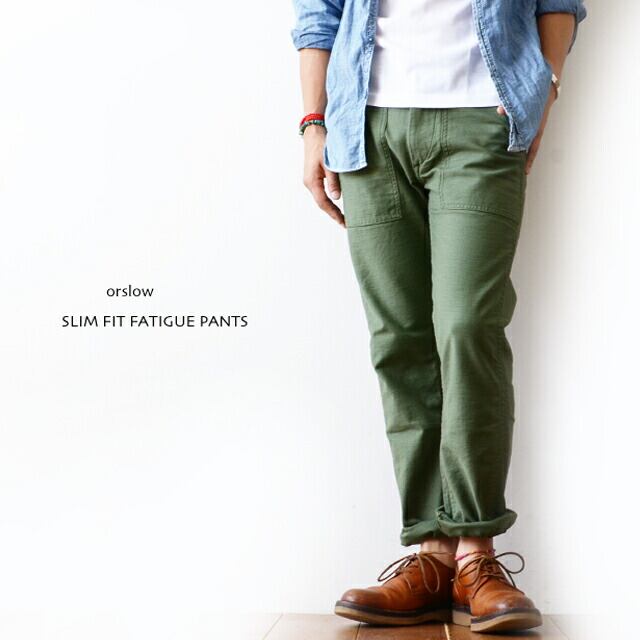 orslow[オアスロウ] SLIM FIT FATIGUE PANTS [01-5032-16] スリム ...