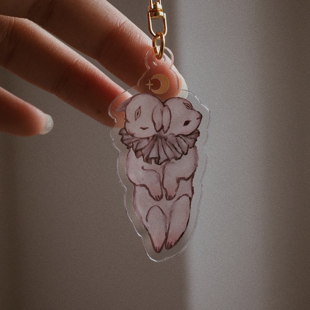 ram / Taxidermy specimen / Stackable acrylic key chains