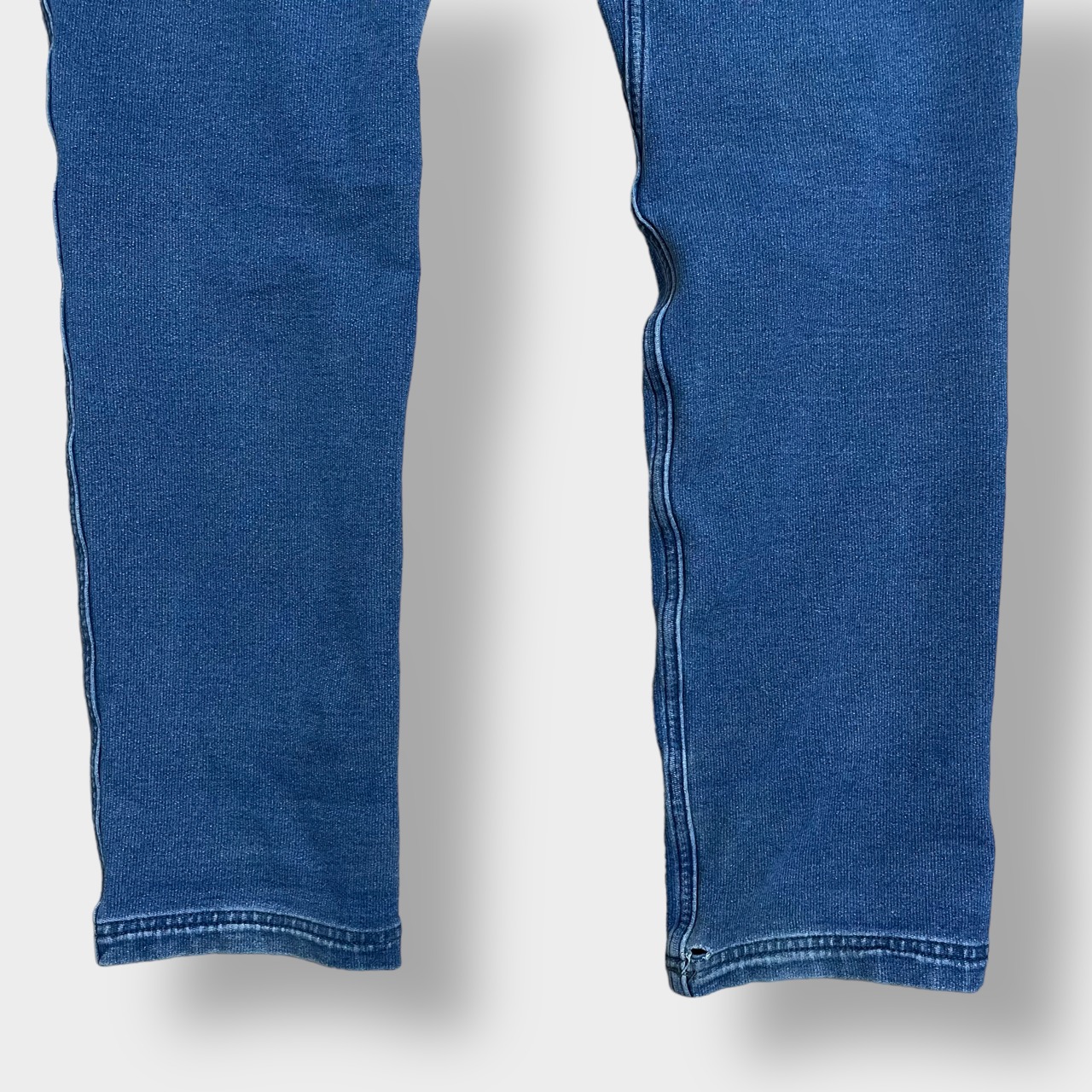 GRAMICCI クライミングパンツ アウトドアパンツ スウェットパンツ デニム風 ウェビングベルト ガゼットクロッチ L グラミチ us古着