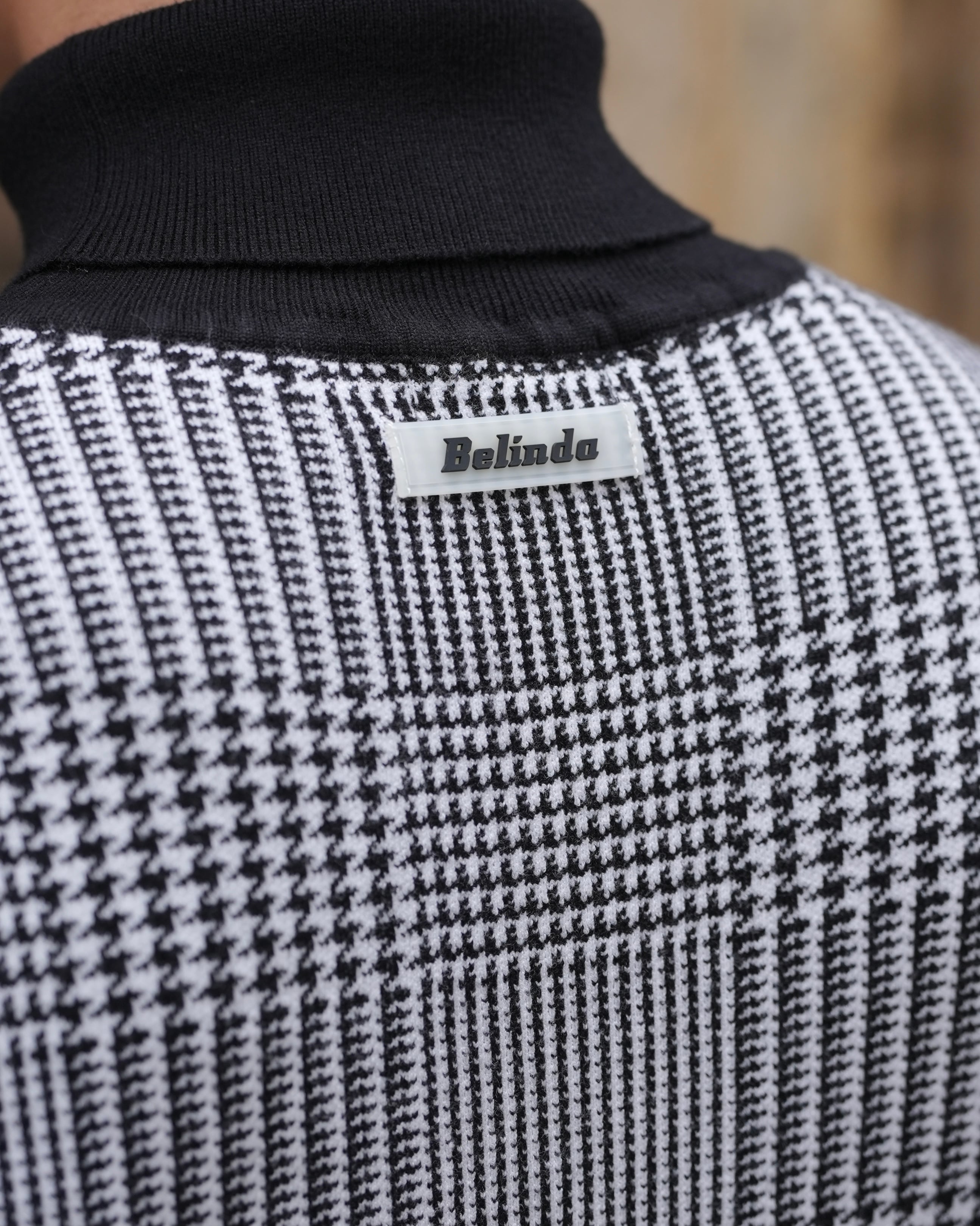 千鳥柄 ORIGINAL TURTLE KNIT【BB25016】 | BELINDA OFFICIAL