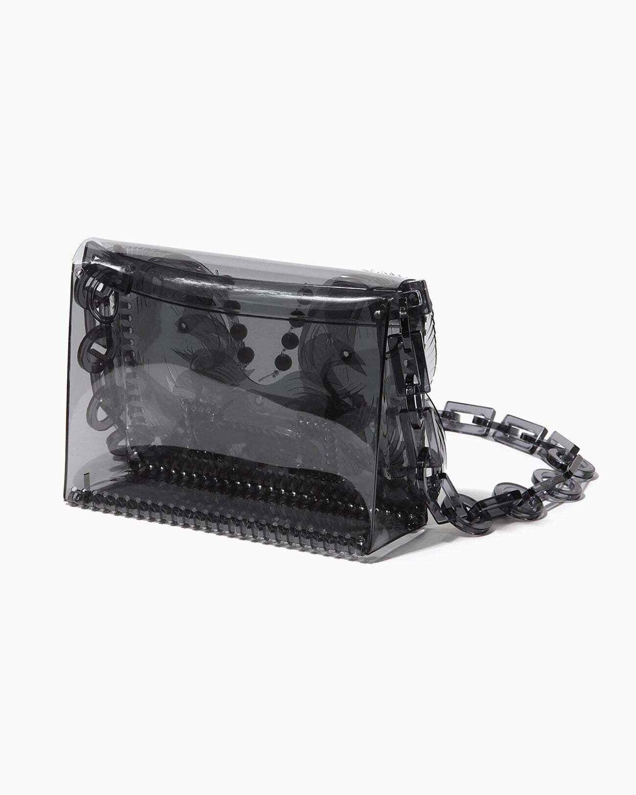 Mame Kurogouchi】Transparent Sculptural Mini Chain Bag MM-AC095