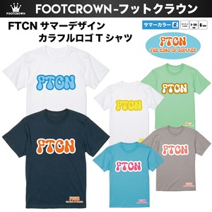 FTCNサマーデザイン カラフルロゴTシャツ 夏休み限定  夏 S〜3XLサイズ
