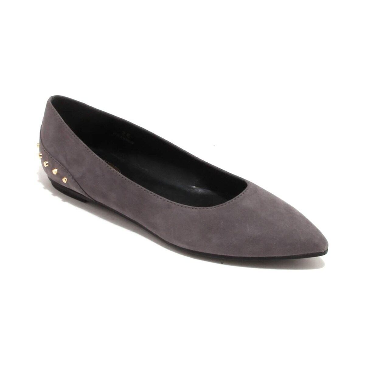 TOD'S トッズ レディース バレエシューズ ヌバック グレー