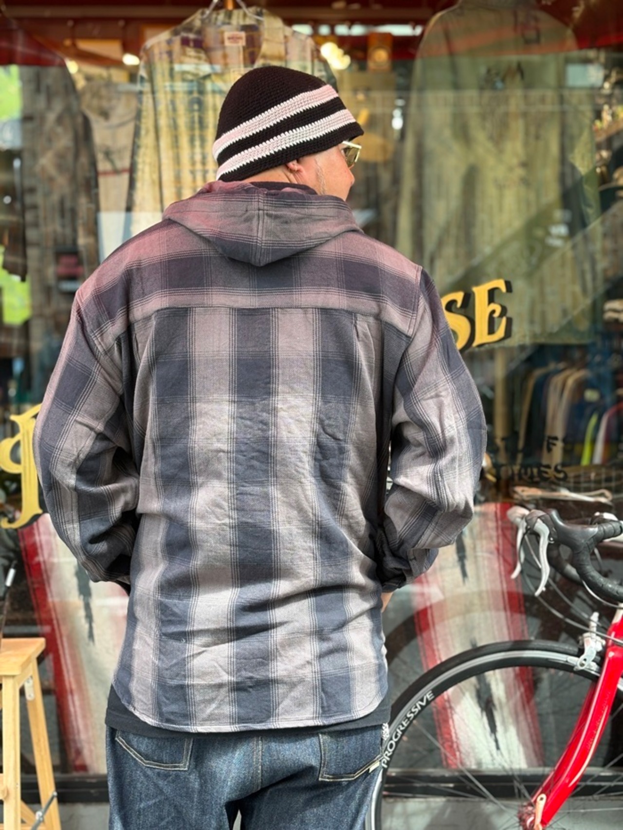 GENIUS CRAft / CHECK NEL HOODIE / シャツジャケット - 12