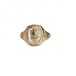 Vintage College Ring [1940s] [10kt Gold] White Shell