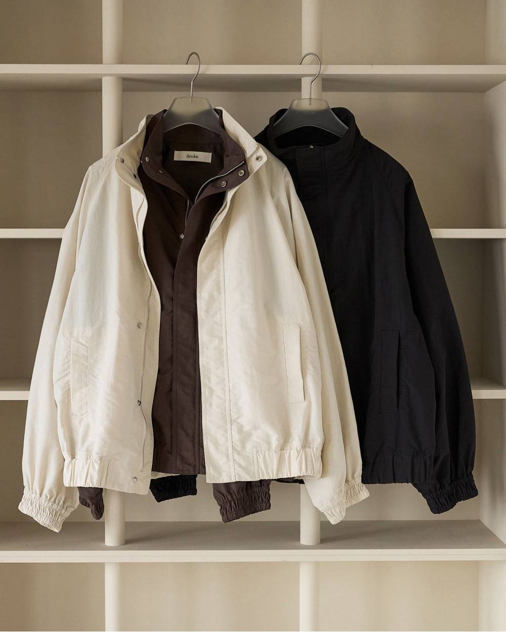ANUKE アンヌーク Standcollar Zip Blouson 36 anuke 】Standcollar Zip Blouson | valance 福井｜レディース