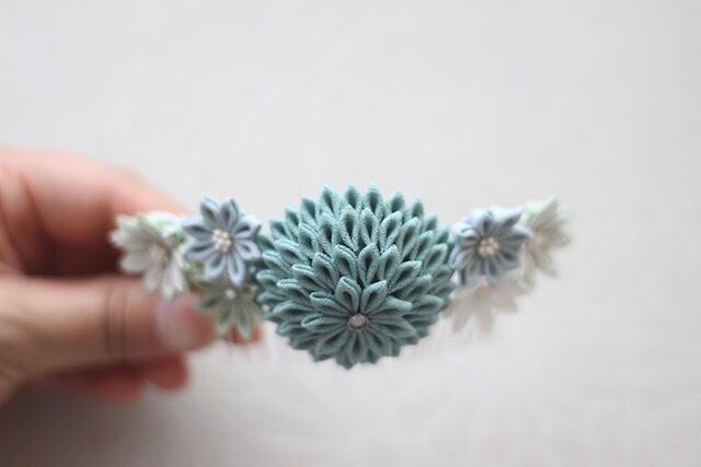 つまみ細工 コーム