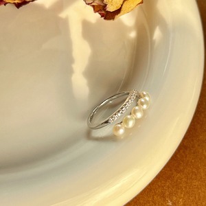 2列パールリング W10328