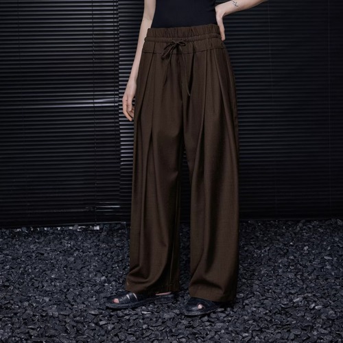 ウエストドロストドレープパンツ ・21449