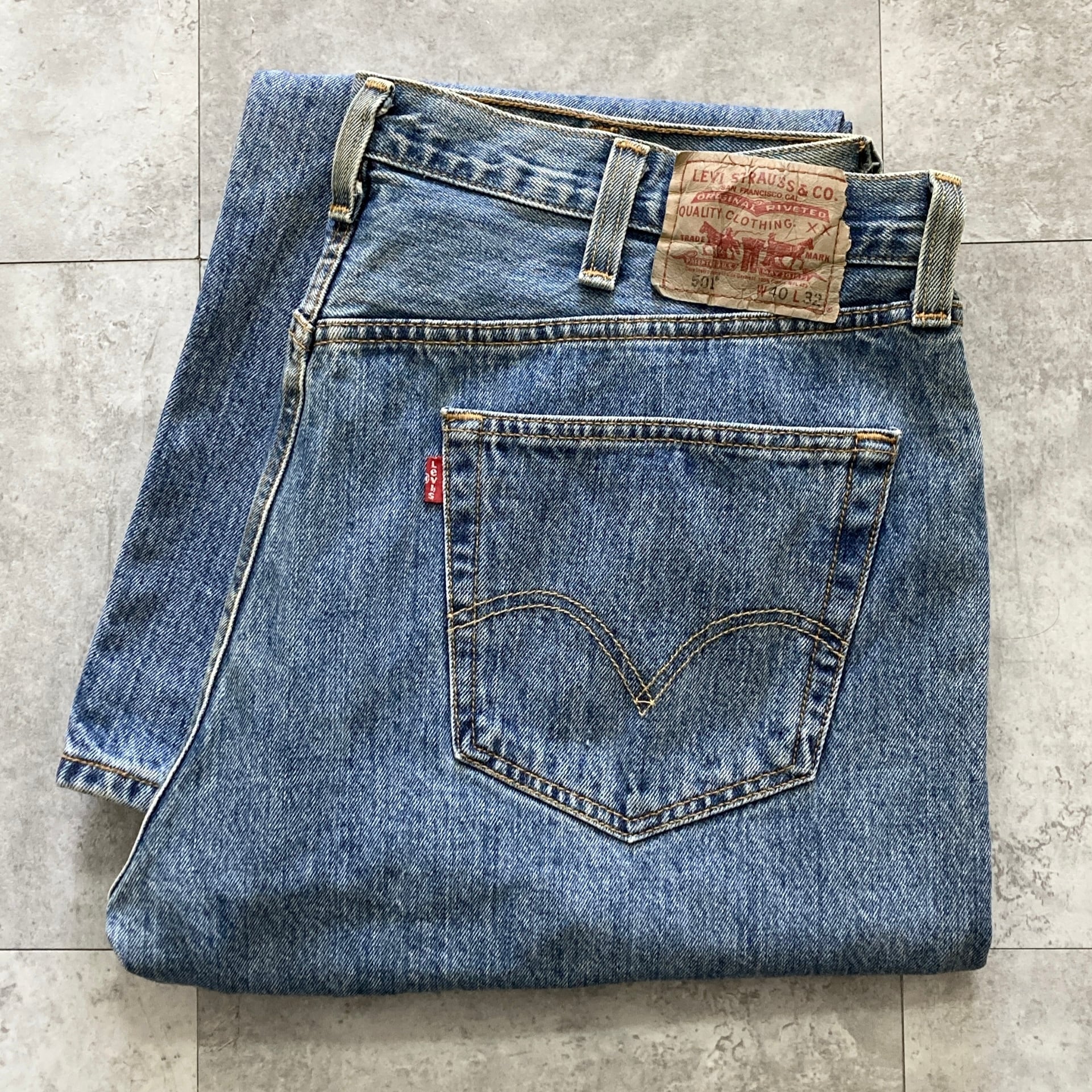 W32】90's Levis 702XX リーバイス 90年代製 裏ボタン刻印J22 JAPAN製