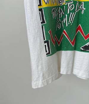 -Stussy- Vintage 80s Bob Marley Print T-Shirt