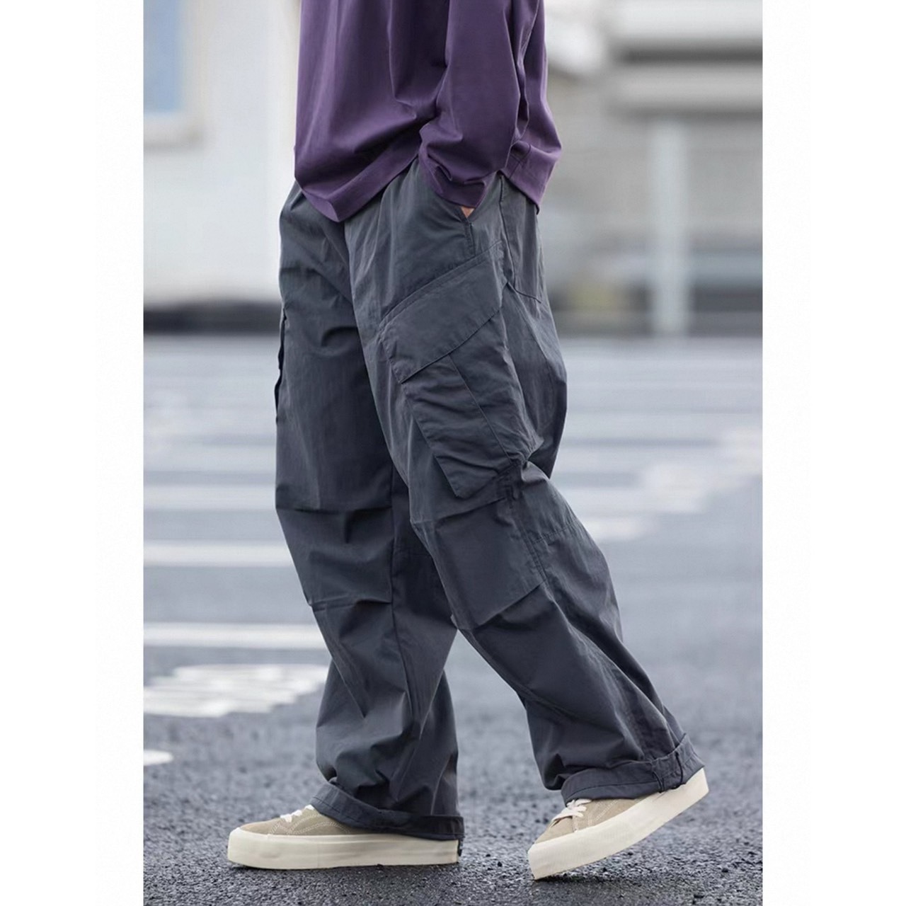 Wide fit utility cargo pants 1052 - 5