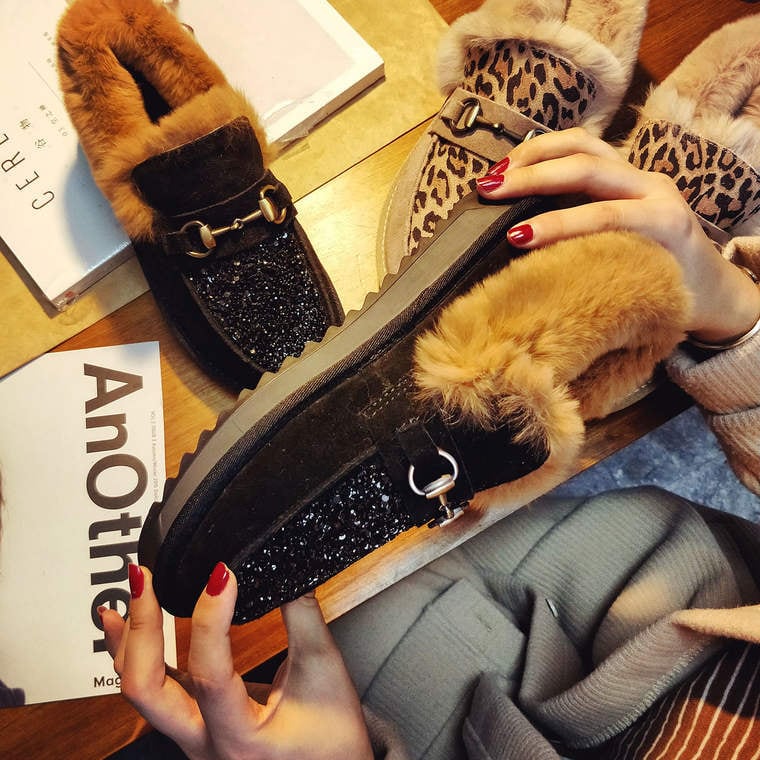 秋 冬 レディース 靴 くつ スニーカー 豹柄 レオパード アニマル 動物