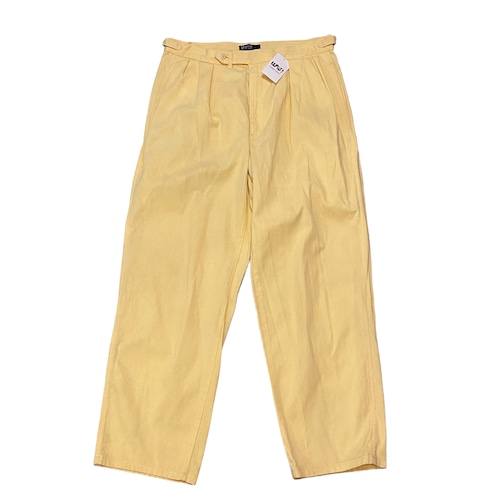 1980s POLO Ralph Lauren 2tac cotton slacks "Yellow"