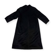 イタリア製 カシミヤ100% BECCO D'OCA ベッコ ドッカ Colombo社 ダブルチェスターコート M/黒 ブラック レディース