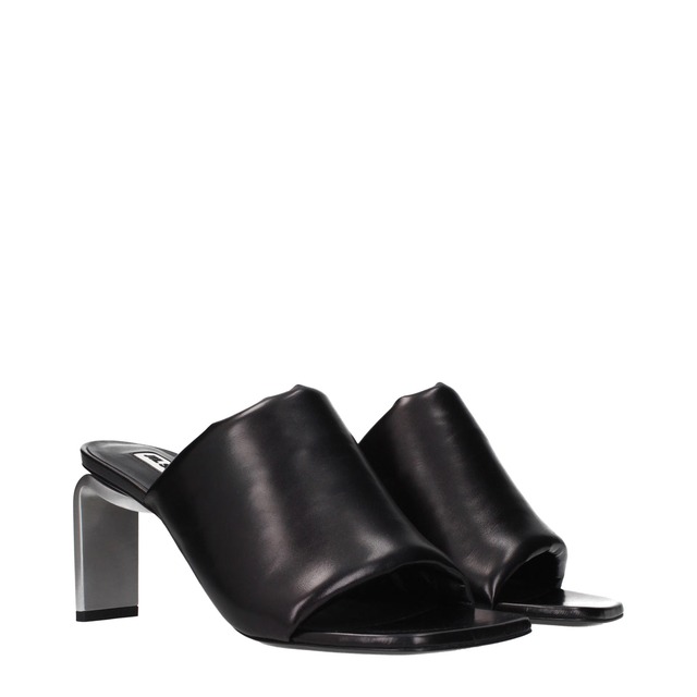 【新品】JIL SANDER ジルサンダー レディース サンダル レザー ブラック WP0168P4864001