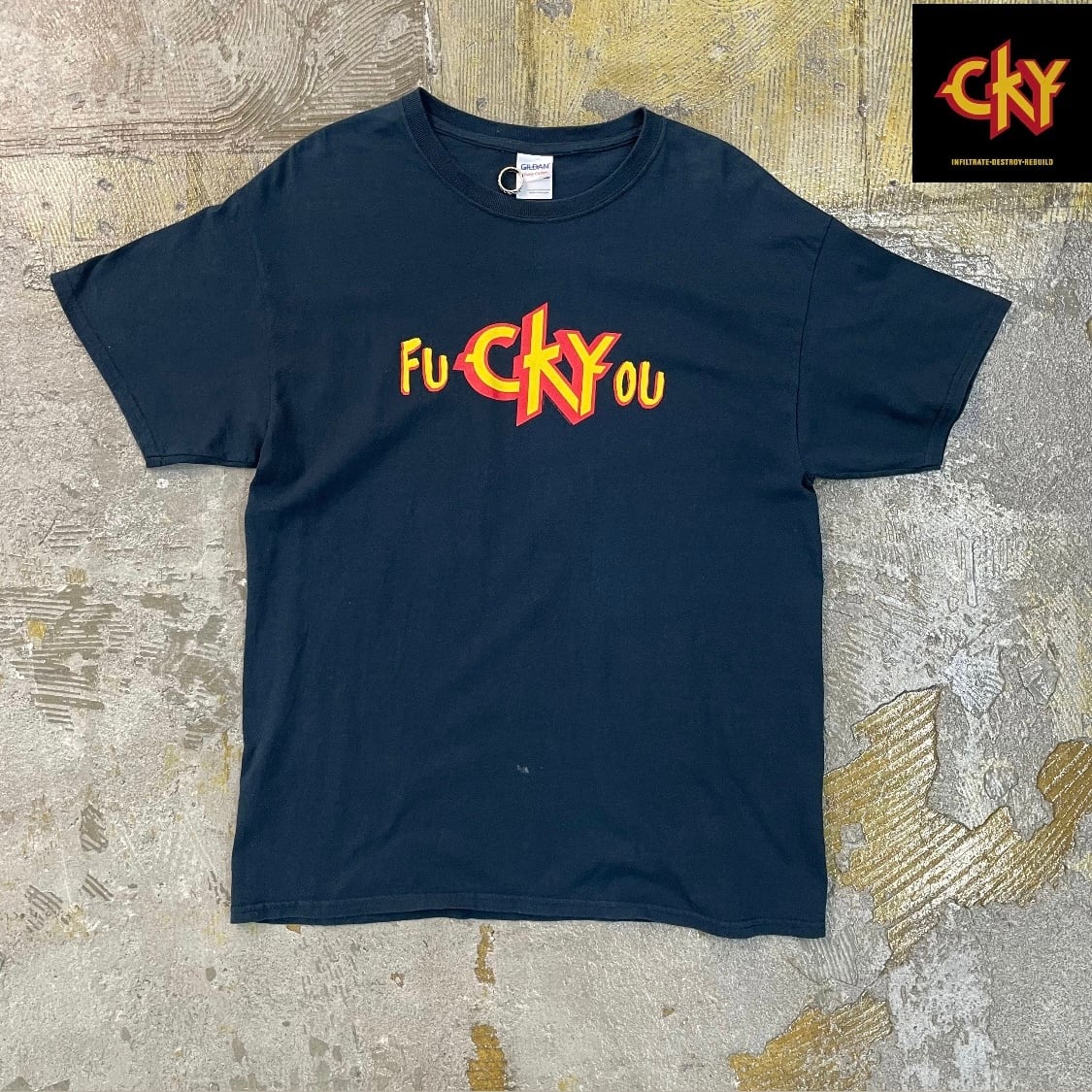00s y2k キャンプキルユアセルフ CKY バンド Tシャツ 黒 L 518c4d84dc7d3ecf8e86589dced45f