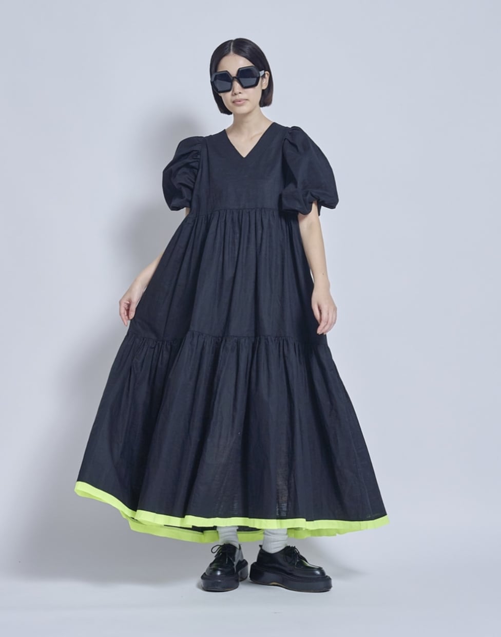 THOMAS MAGPIE 】cotton linen onepiece (2262410) | LARACROFT