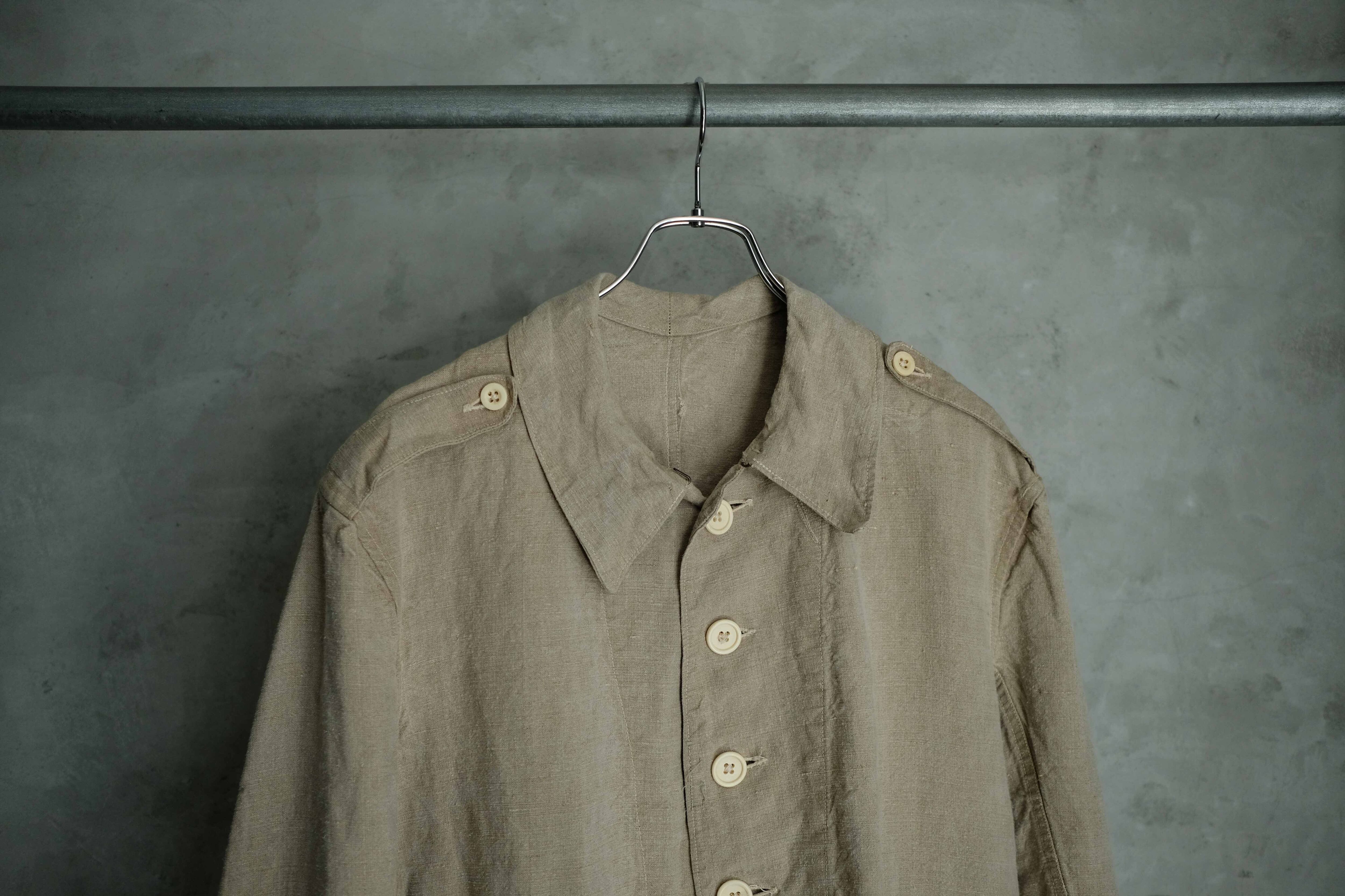 フランス軍 ボージョンリネンジャケット | militaria & encore フランス軍 ボージョンリネンジャケット | militaria & encore