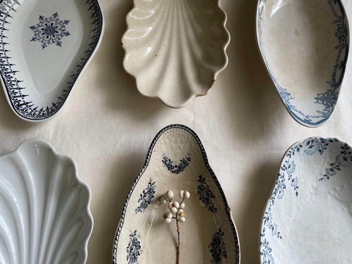 U&C サルグミンヌ VAUCLUSE フランスアンティーク プレート3枚