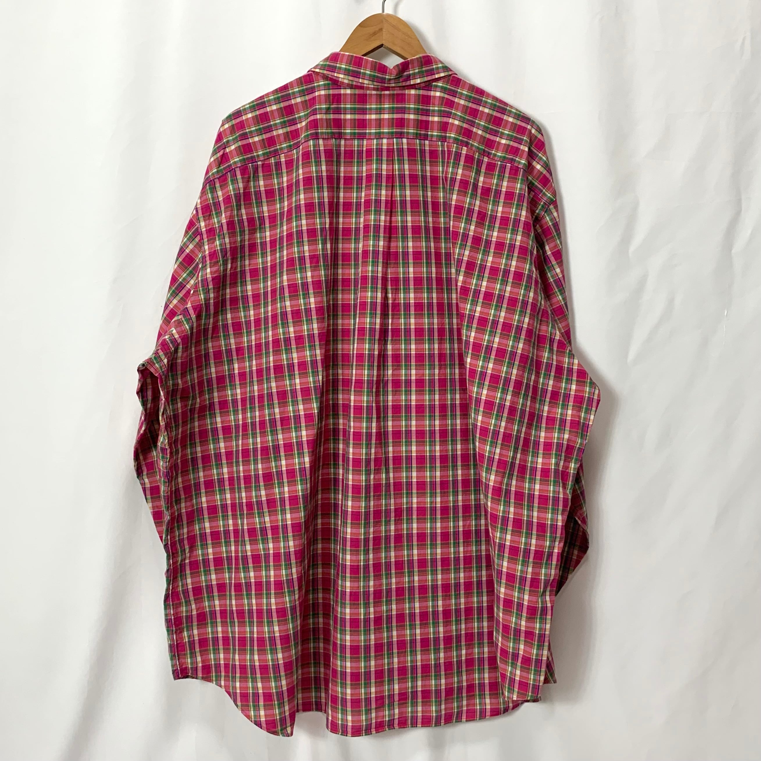 vintage old 90s Ralph Lauren Check B.D Shirt CLASSIC FIT ラルフ