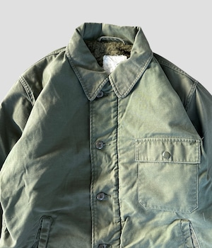 -U.S.NAVY- Vintage 80s A-2 Deck Jacket