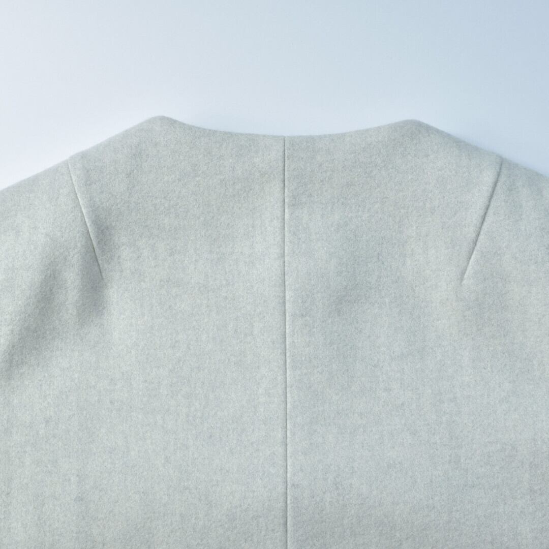 atelier naruse アトリエナルセ ウールコクーンジャケット・オートミール【送料無料】