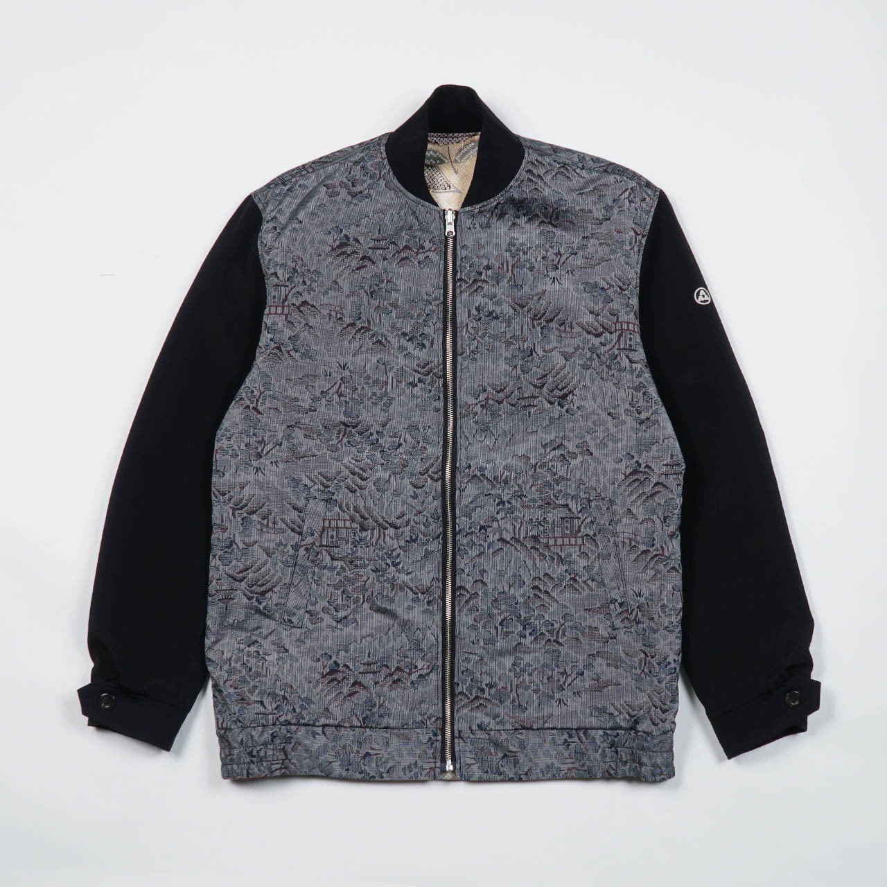【BJK-M0021】Msize再構築リバーシブル着物ボンバー  KIMONO REVERSIBLE BOMBER JACKET