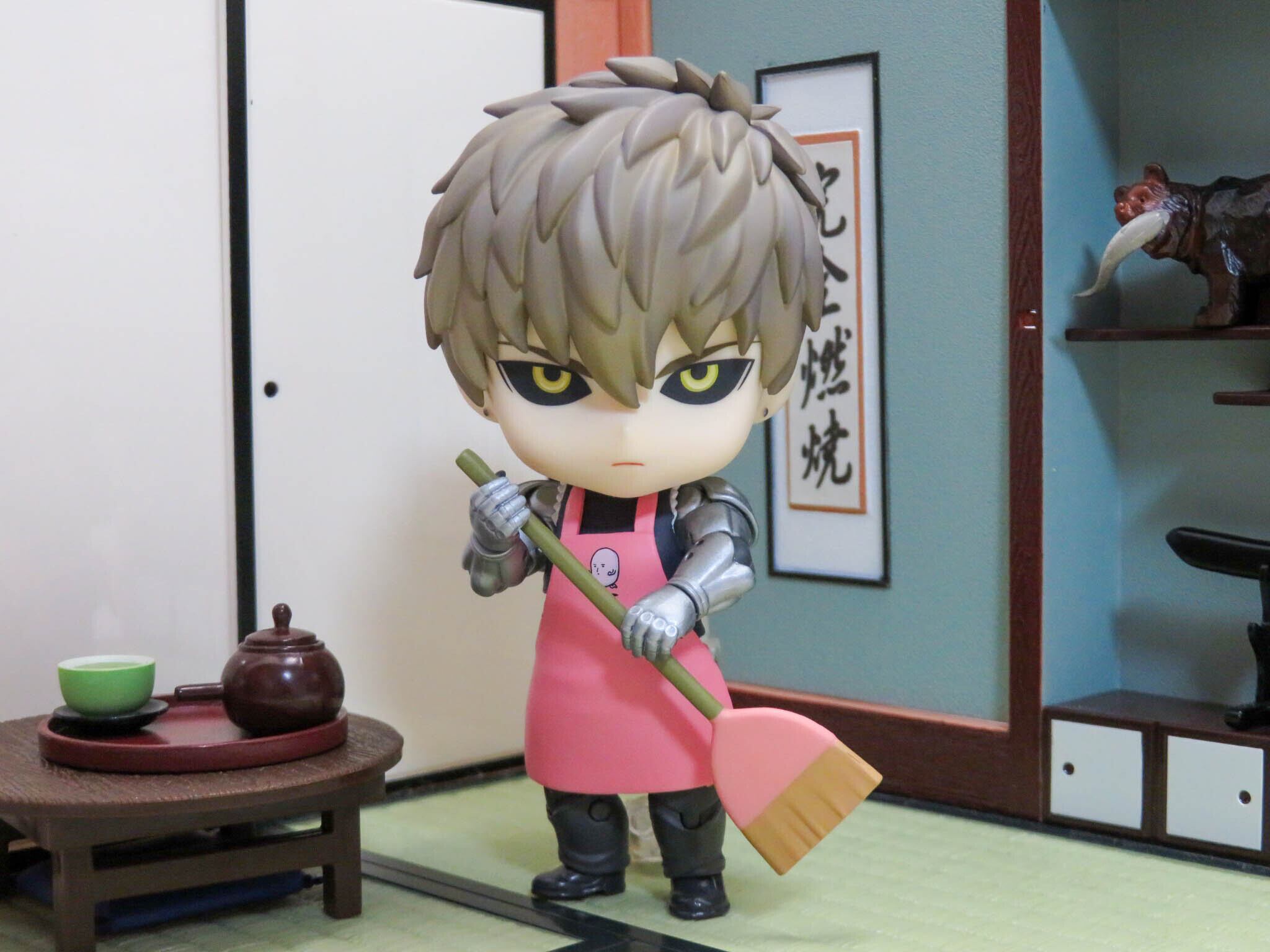 A−ランク）【645】 ジェノス 髪パーツ ショート ねんどろいど
